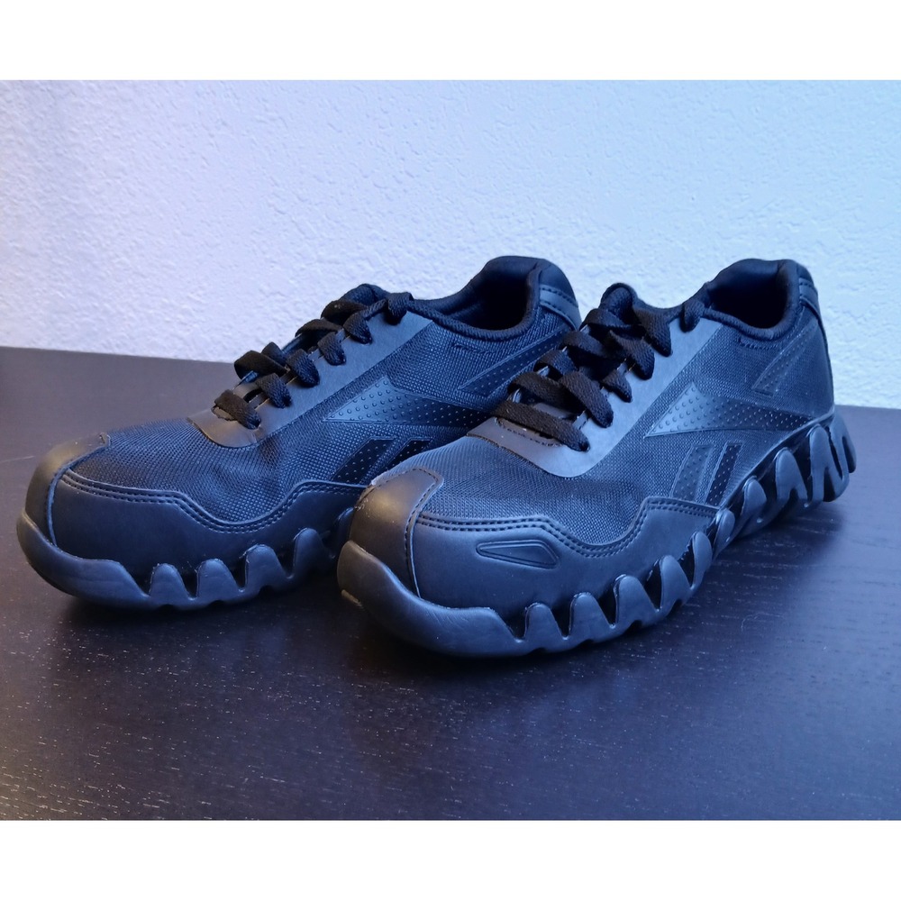 Reebok Work Zig Pulse Black Composite Toe Safety Shoes RB3019 Mens 5 Womens 7